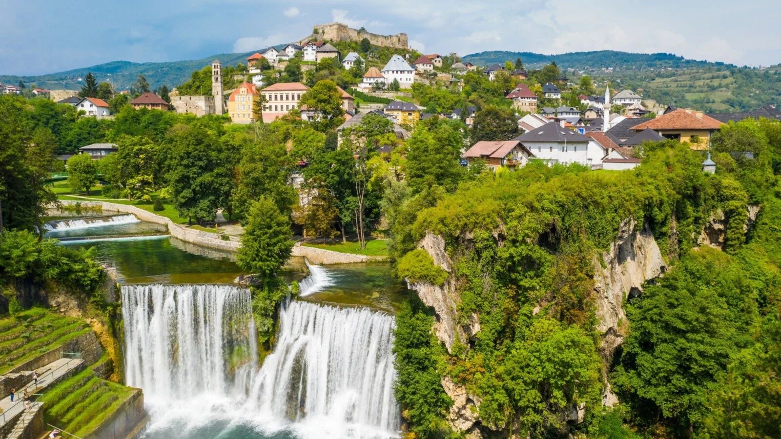 Jajce Waterfall